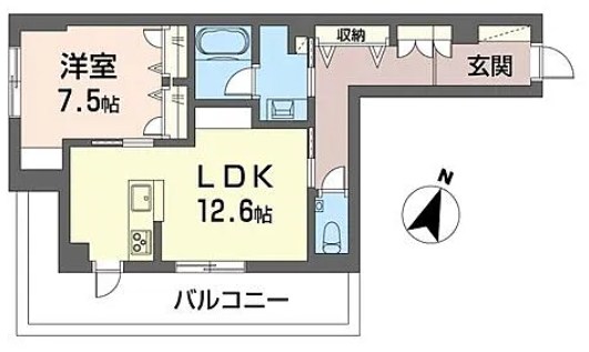 シャーメゾン牟礼 303号室 間取り
