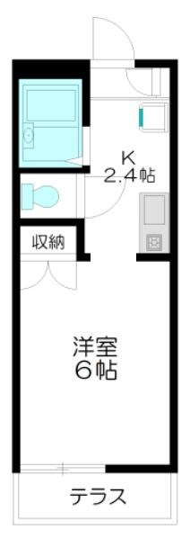 コートシルフィード  103号室 間取り