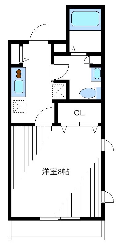 チェリーヒルズⅡ 101号室 間取り
