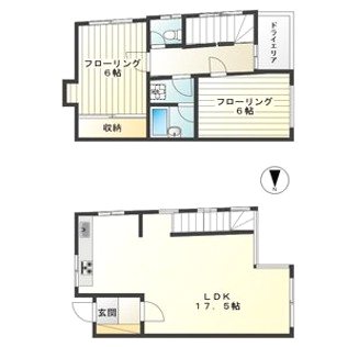 カーサとりーご 202号室 間取り