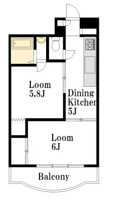 ワコー第七大蔵マンション 209号室 間取り