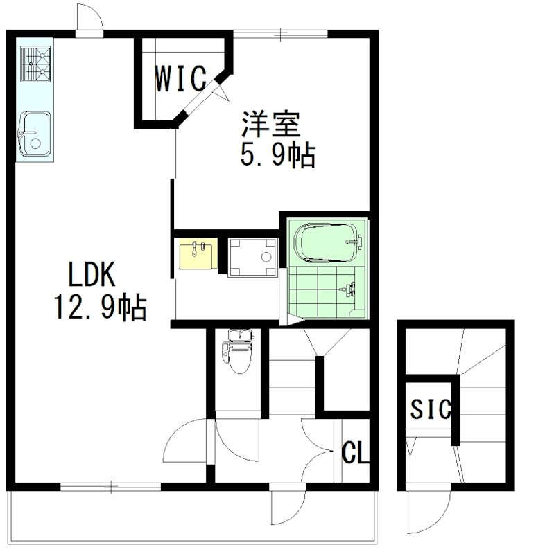 メゾン　パルク 202号室 間取り