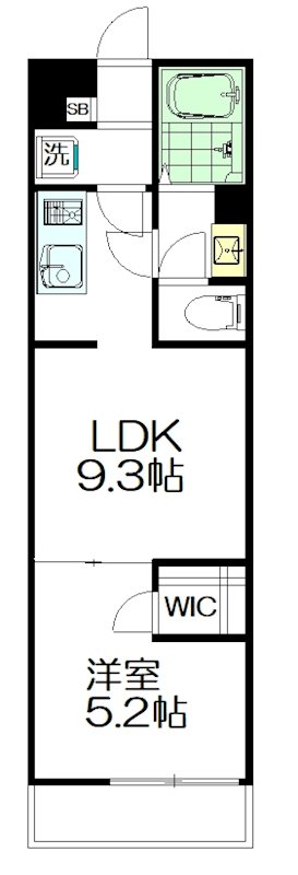 板橋4丁目計画（仮） 202号室 間取り