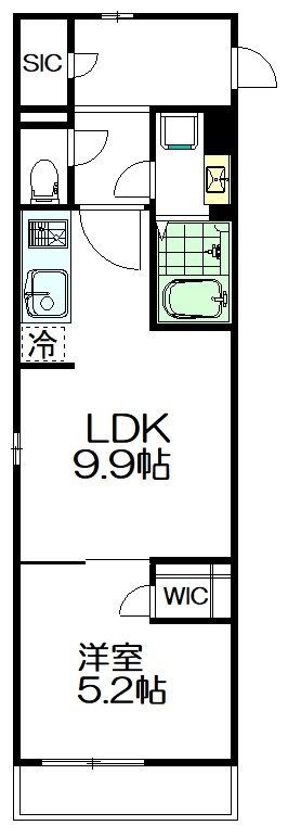 板橋4丁目計画（仮） 203号室 間取り
