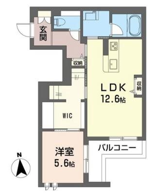 リーベ高円寺南 203号室 間取り
