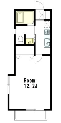大原ＫＹハイツⅢ 204号室 間取り