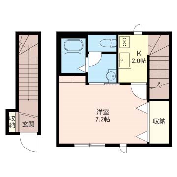 K-house（ケーハウス） 202号室 間取り