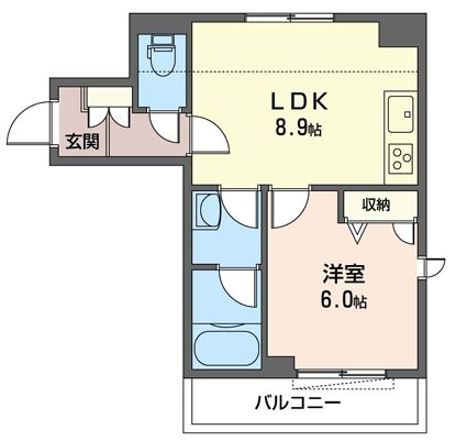 カーサアローロ 303号室 間取り