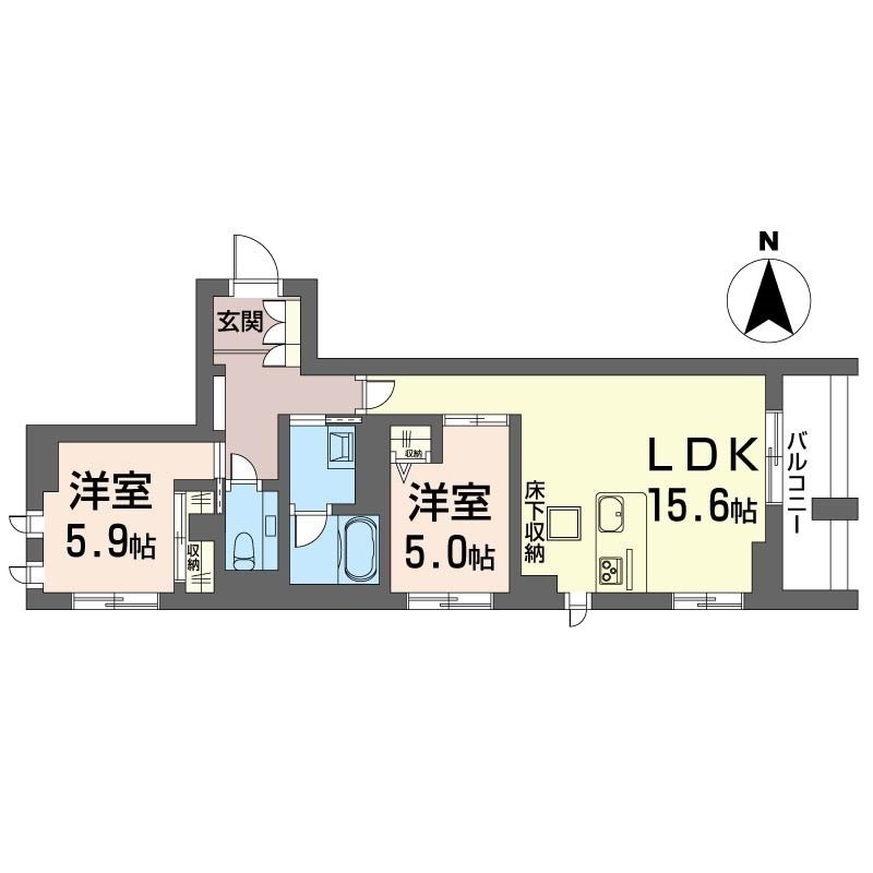 仮）世田谷区世田谷1丁目シャーメゾン 103号室 間取り