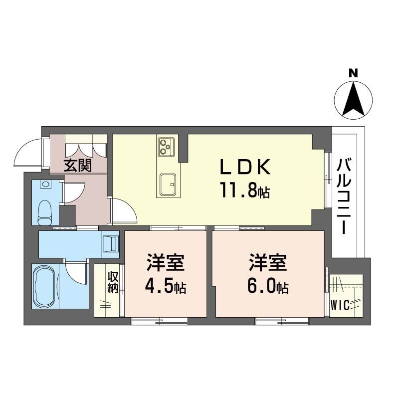 仮）世田谷区世田谷1丁目シャーメゾン 302号室 間取り