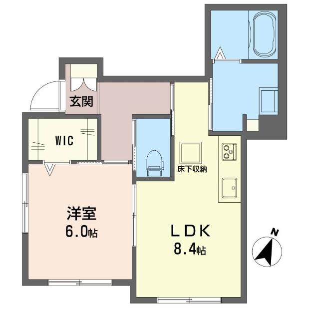 ソレイユ井の頭 101号室 間取り