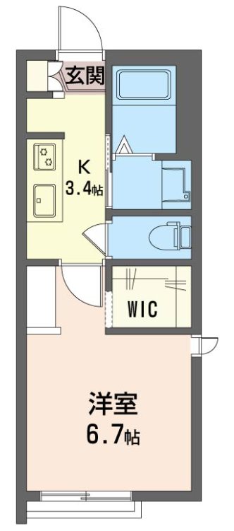 エレンシア高円寺 101号室 間取り