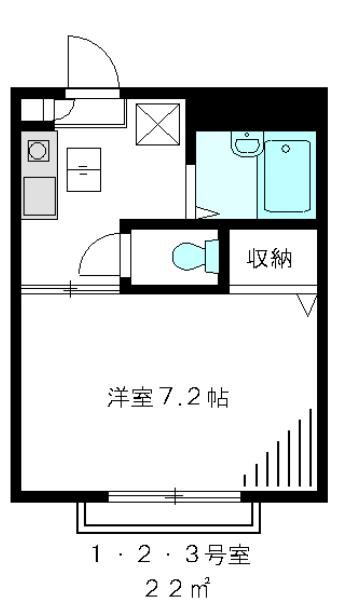 GRANDIS KICHIJOJI 202号室 間取り
