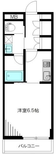パヴェ・ブランカ 203号室 間取り