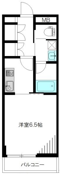 パヴェブランカ 203号室 間取り