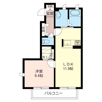 エレンシアＮ 101号室 間取り