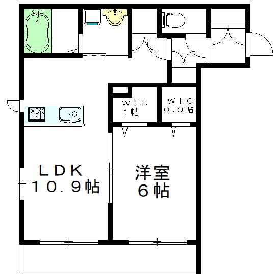 へーベルメゾン阿佐ヶ谷 301号室 間取り