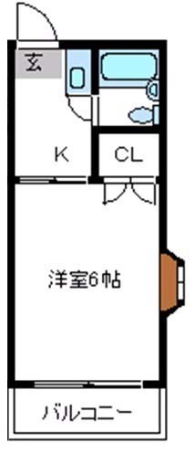アクシス 101号室 間取り