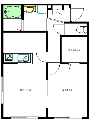 シャリエ東高円寺 102号室 間取り