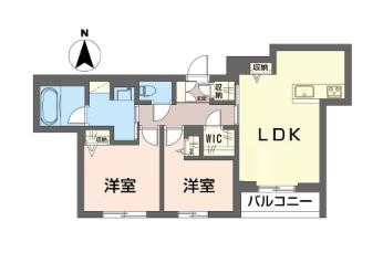 シャーメゾン東小金井 202号室 間取り