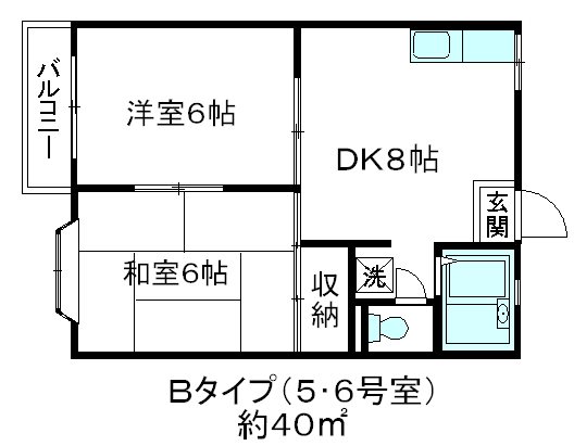 ハッピー戸田公園 106号室 間取り