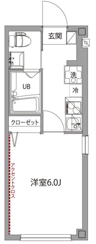 高円寺ノール 201号室 間取り