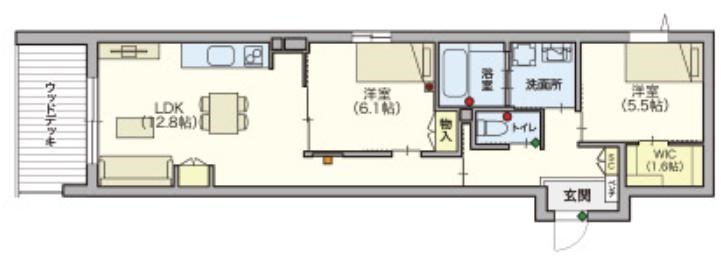 ヘーベルVillage ひばりが丘 ～ヘーベルヴィレッジひばりが丘～ 103号室 間取り