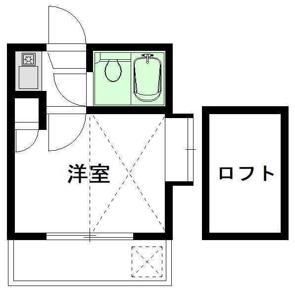 ドミシール吉祥寺Ｂ 201号室 間取り