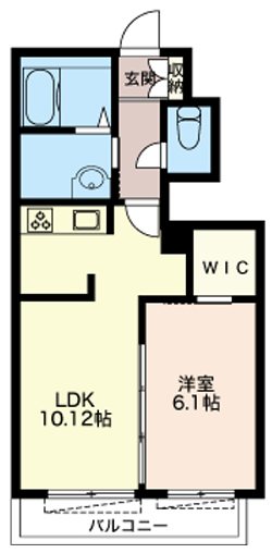 メゾンプリマーベ 102号室 間取り