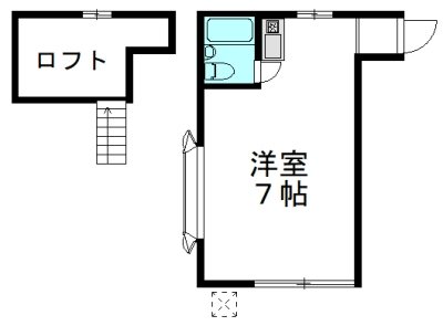 シャレー下北 103号室 間取り