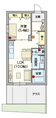 ヘーベルVillage高円寺南 101号室 間取り