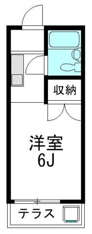 コーポぺルピアナ 102号室 間取り