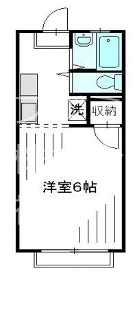 カメリア 203号室 間取り