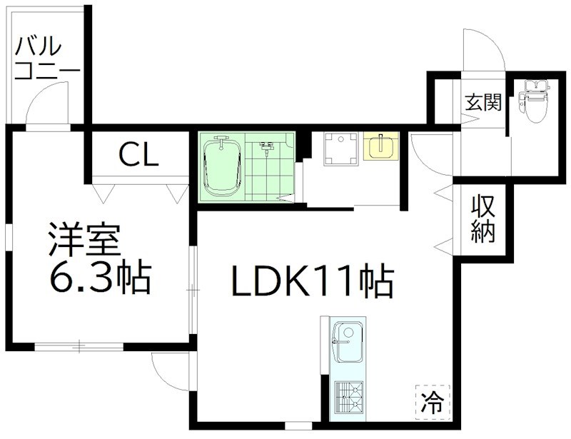 Grand PLACE meidaimae　グランプラス明大前 202号室 間取り
