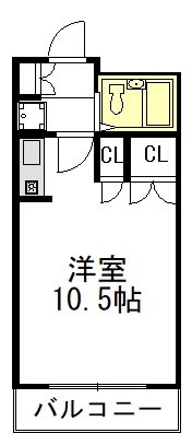セブンヴィレッヂ 302号室 間取り