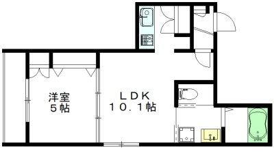 ミーレ高井戸 203号室 間取り