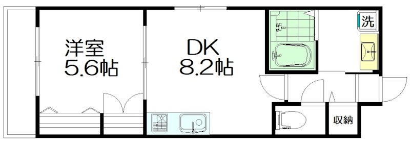 レルム杉並 303号室 間取り