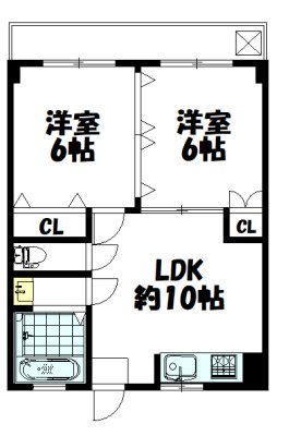 第一笹塚ビル 503号室 間取り