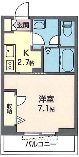 カーサアローロ 203号室 間取り