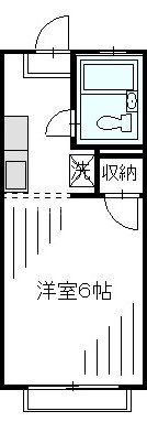 カメリア 203号室 間取り