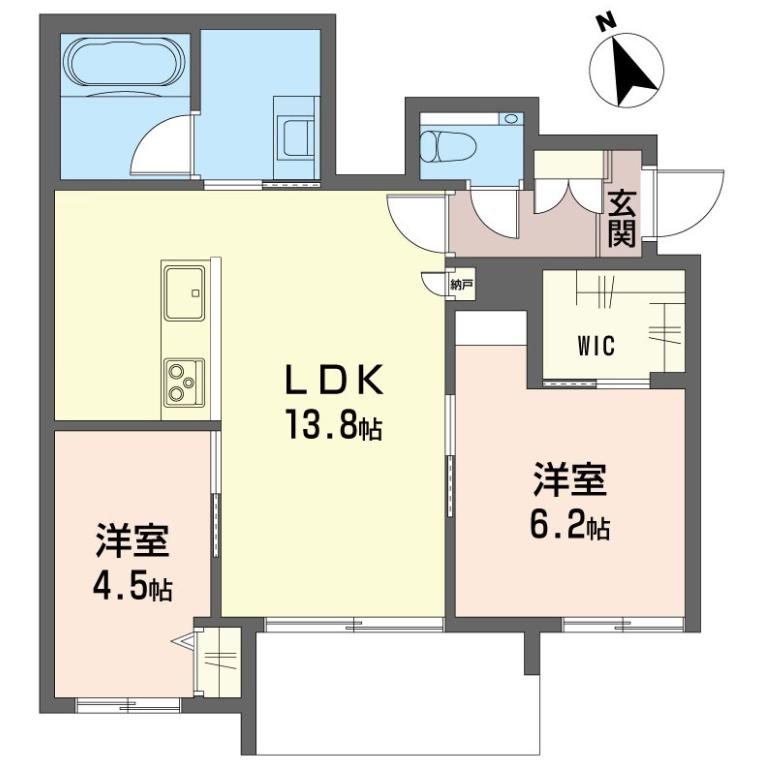 LEAF吉祥寺 101号室 間取り