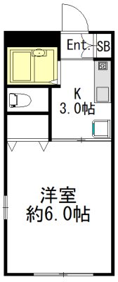 クロスハイム 302号室 間取り