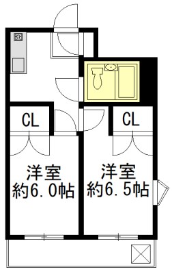 シティコア梅ヶ丘 304号室 間取り