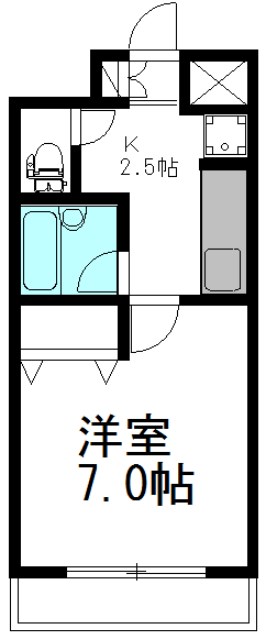 サンライズコスモスⅢ  305号室 間取り