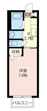 ルイ59 102号室 間取り