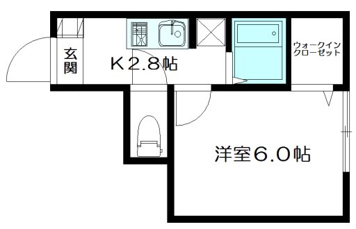 ラフィネ  101号室 間取り