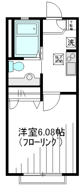 アーバンフラッツ高円寺 107号室 間取り