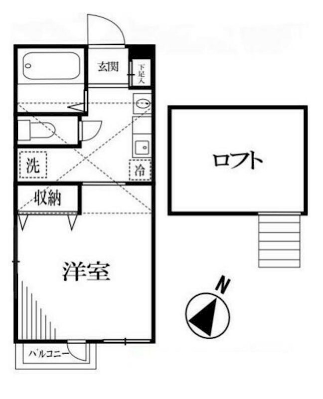 ネクサス南烏山 204号室 間取り