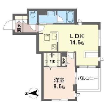 ラコルト井荻  103号室 間取り