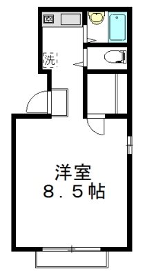 アネックス経堂 202号室 間取り